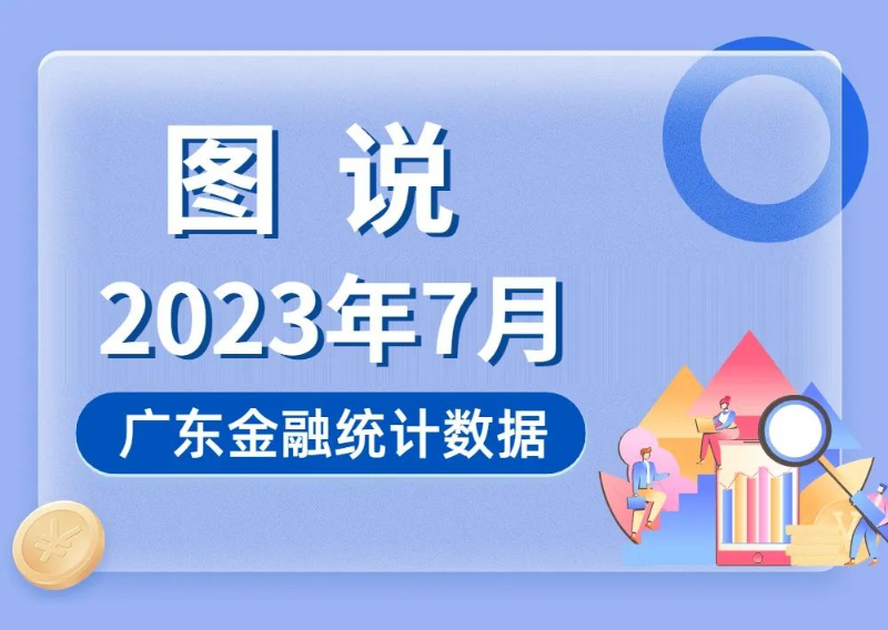 图说2023年7月广东金融统计数据